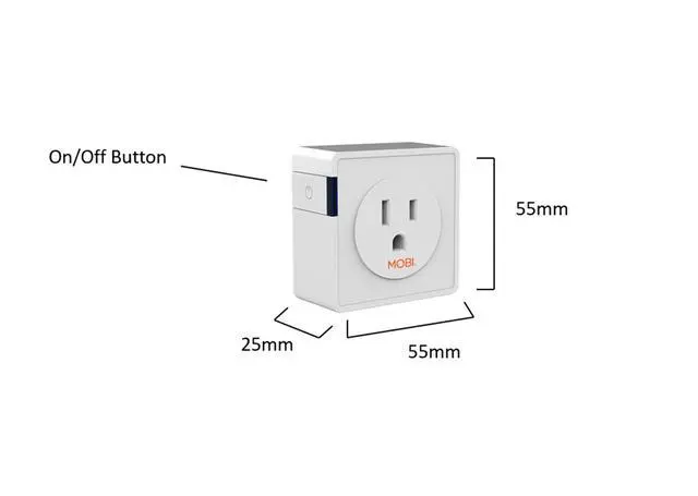 Alt view image 2 of 7 - MOBI WiFi Smart Outlet for Alexa & Google Home Mini Plug No Hub Required, Remote Control, Timer & Energy Monitoring Home Automation Socket