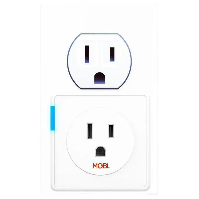 Alt view image 3 of 7 - MOBI WiFi Smart Outlet for Alexa & Google Home Mini Plug No Hub Required, Remote Control, Timer & Energy Monitoring Home Automation Socket