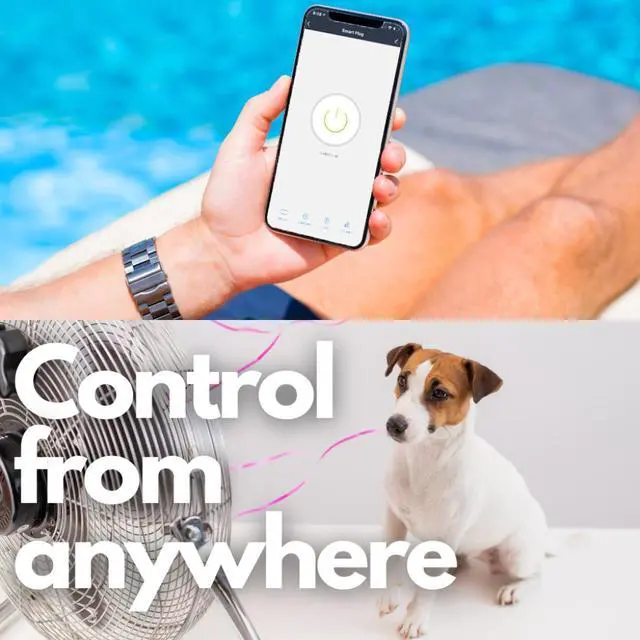 Alt view image 4 of 7 - MOBI WiFi Smart Outlet for Alexa & Google Home Mini Plug No Hub Required, Remote Control, Timer & Energy Monitoring Home Automation Socket