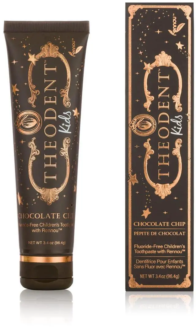 Main image of Kids Toothpaste - Fluoride Free Chocolate Toothpaste for Kids with Rennou® for Enamel Repair, Safe if Accidentally Swallowed, SLS Free, Chocolate Chip (3.4 oz)