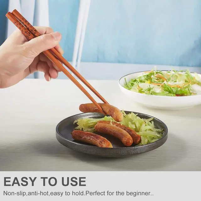 Alt view image 5 of 7 - Chopstick Reusable Chinese FU/Fortune Chopsticks with Holder and Carrying Bag Chinese Traditional Stylish Gift Set2 Pairs