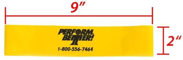 Alt view image 2 of 2 - Mini Band Resistance Loop Exercise Bands - Set of 4 - 9" by 2"