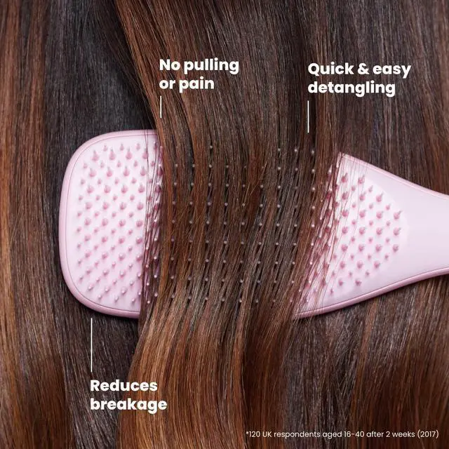 Alt view image 4 of 7 - Ultimate Detangler Brush, Straight to Wavy, Millennial Pink