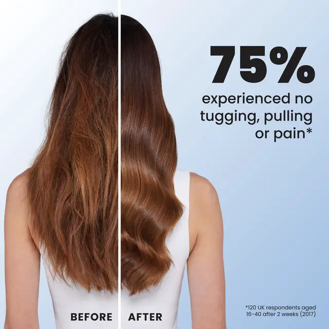 Alt view image 6 of 7 - Ultimate Detangler Brush, Straight to Wavy, Denim Blues