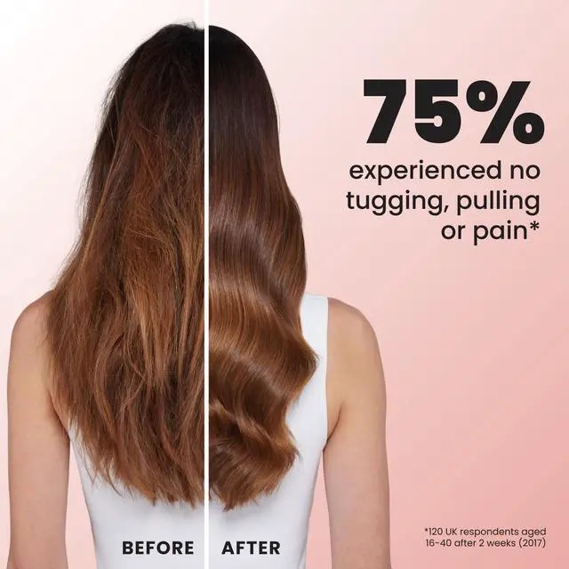 Alt view image 6 of 7 - Ultimate Detangler Brush, Straight to Wavy, Apricot Blaze