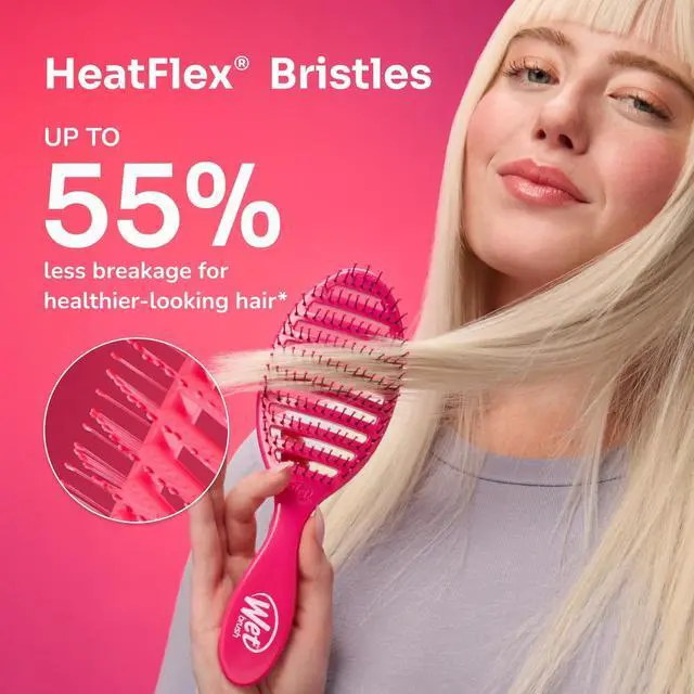 Alt view image 5 of 7 - Paddle Detangler Hair Brush, Sky, Ultra-Soft IntelliFlex Bristles with AquaVent Design, Great For Treatment & Mask Application, Women, Men, Wet, Dry and Damaged Hair