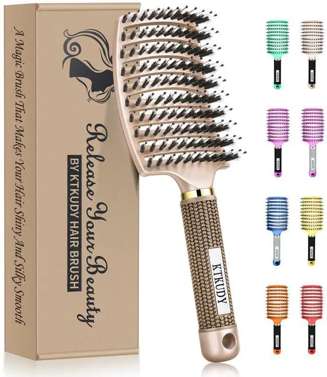 Main image of Detangling Brush for Women & Kids, Wet & Dry Hair, All Hair Types