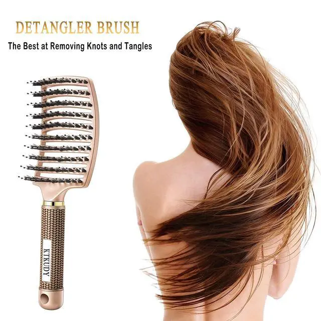 Alt view image 3 of 7 - Detangling Brush for Women & Kids, Wet & Dry Hair, All Hair Types