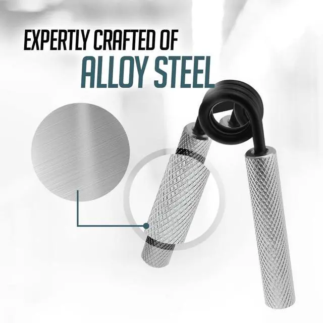 Alt view image 3 of 6 - Metal Hand Grip Set, 100LB-200LB 3 Pack No Slip Heavy-Duty Grip Strengthener with Gift Box, Great Wrist & Forearm Hand Exerciser, Home Gym, Hand Gripper Grip Strength Trainer