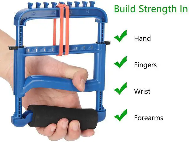 Alt view image 4 of 7 - Hand Exerciser,Strength Training Grip Strengthener for Physcial Therapy,Blue