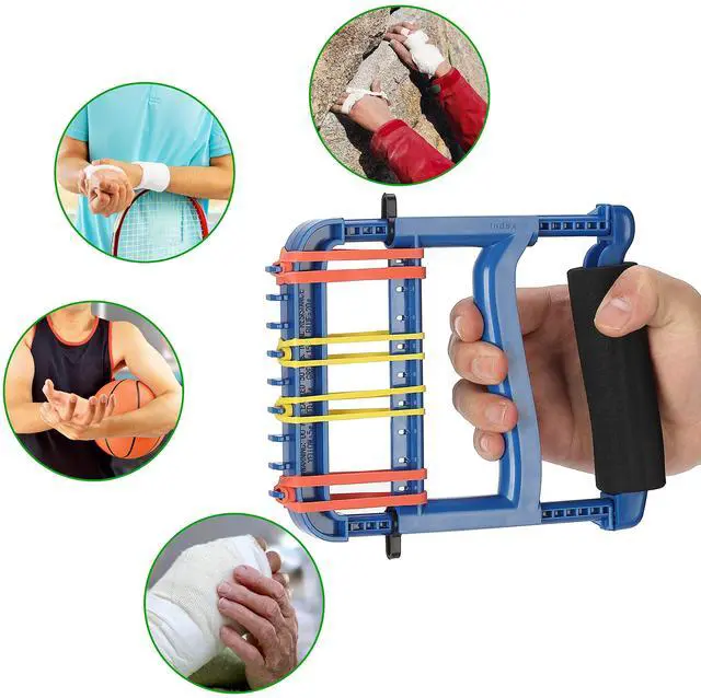 Alt view image 6 of 7 - Hand Exerciser,Strength Training Grip Strengthener for Physcial Therapy,Blue