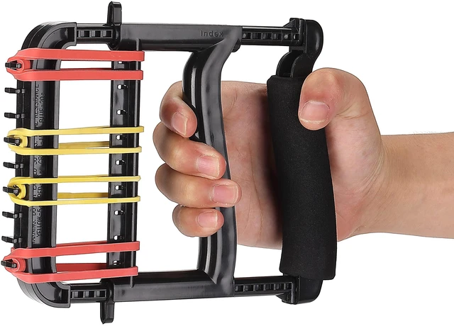 Main image of Hand Exerciser,Finger Exerciser and Hand Strengthener for Hands,Finger,Wrist,Forearms and Thumbs Therapy,Black