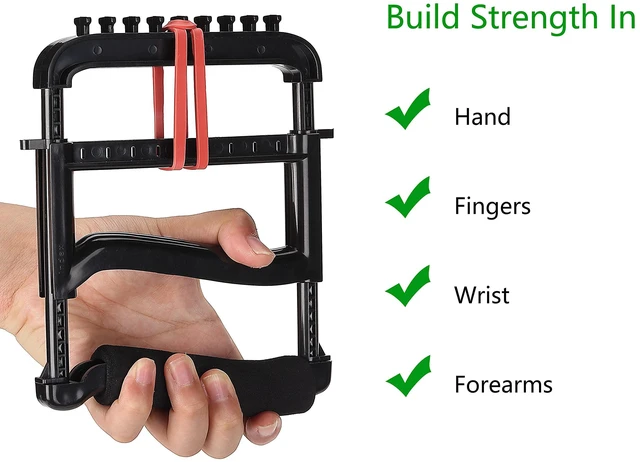 Alt view image 4 of 7 - Hand Exerciser,Finger Exerciser and Hand Strengthener for Hands,Finger,Wrist,Forearms and Thumbs Therapy,Black