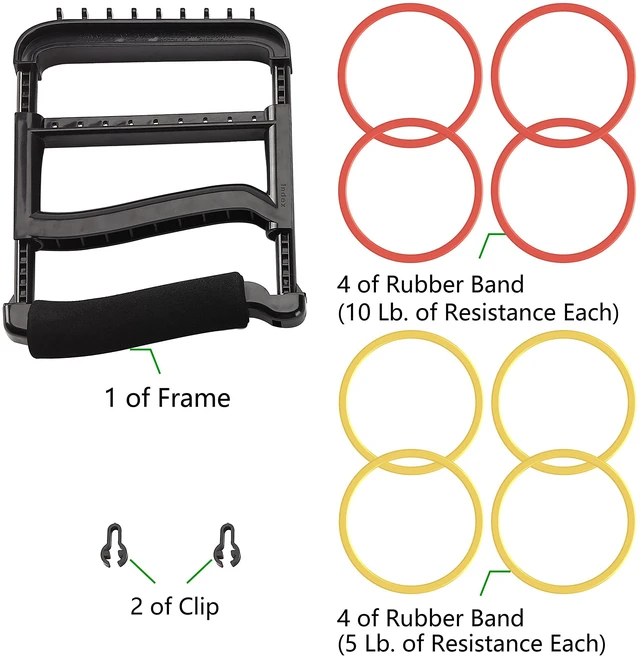 Alt view image 5 of 7 - Hand Exerciser,Finger Exerciser and Hand Strengthener for Hands,Finger,Wrist,Forearms and Thumbs Therapy,Black