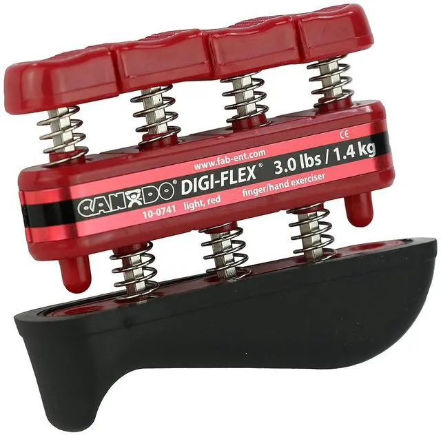 Main image of Digi-Flex Hand and Finger Exerciser Red Light- For Dexterity, Strength, and Flexibility for Fingers, Hands, and Forearms