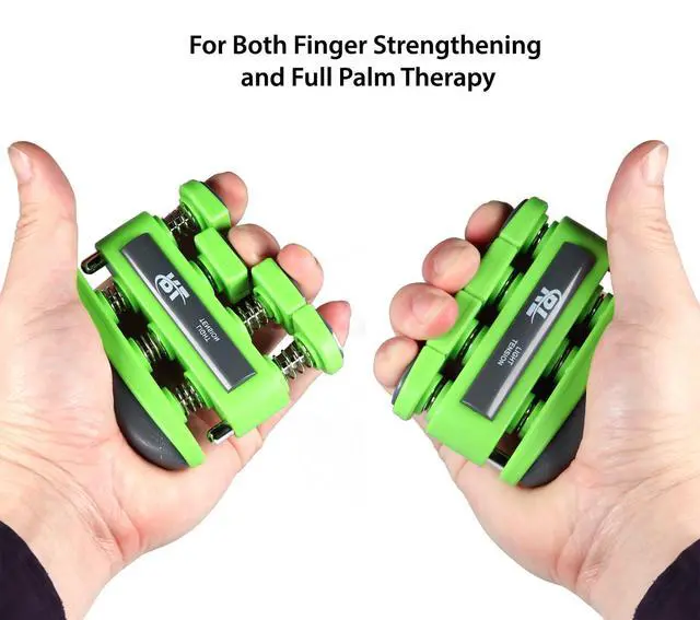 Alt view image 3 of 5 - Finger Strengthener, Forearm and Hand Exerciser & Strengthener, Workout Equipment for Musician, Rock Climbing and Therapy, Hand Strengthening Rehab - Medium-Heavy