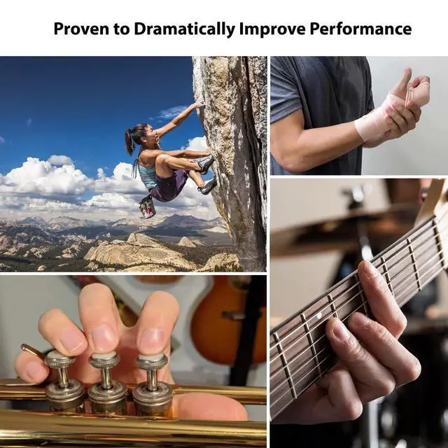 Alt view image 5 of 5 - Finger Strengthener, Forearm and Hand Exerciser & Strengthener, Workout Equipment for Musician, Rock Climbing and Therapy, Hand Strengthening Rehab - Medium-Heavy