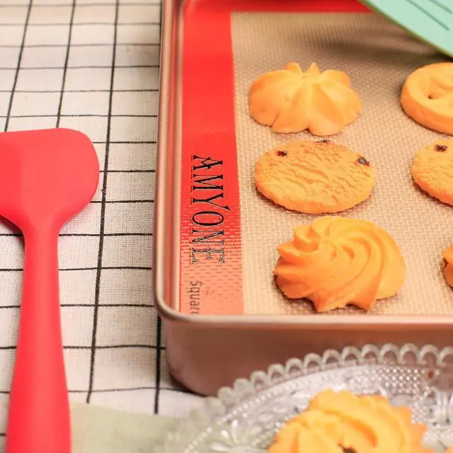 Alt view image 7 of 7 - Square Silicone Baking Mats for 11 Inch Cake Pan/11x11 Cheesecake Pan/Toaster Oven/XL Air Fryer, Food Grade Silicone Baking Sheet Liners for Cookie/Cake/Pastry/Torte, Non-Stick, Reusable 2 PCS