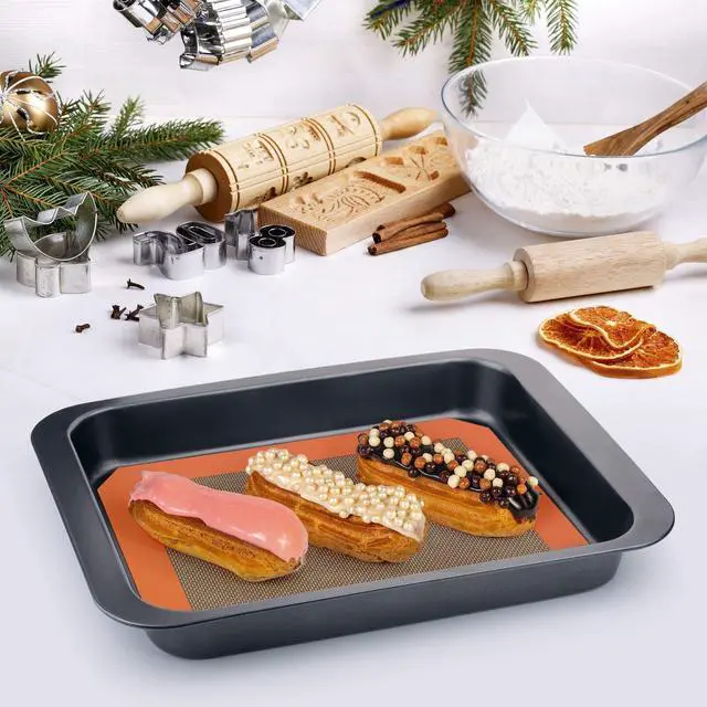 Alt view image 4 of 6 - Best German Silicone Baking Mat - 2 Quarter Sheets Baking Mat