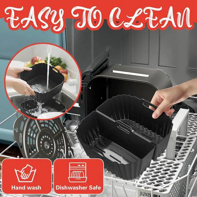 Alt view image 7 of 7 - Air Fryer Accessories for Chefman 8Qt 9Qt, Gourmia, Typhur, Nuwave, 7-9Qt