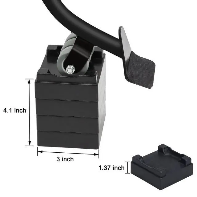 Alt view image 6 of 7 - Furniture Lifter Tool, 21" Appliance Mover Tool Set for Heavy Furniture Protective Pads Sliders Wheels Up to 1000 LB Move Sofa Furniture Easier (1 Lifter Tool+4 Heightening Block+2 Protective Pads)
