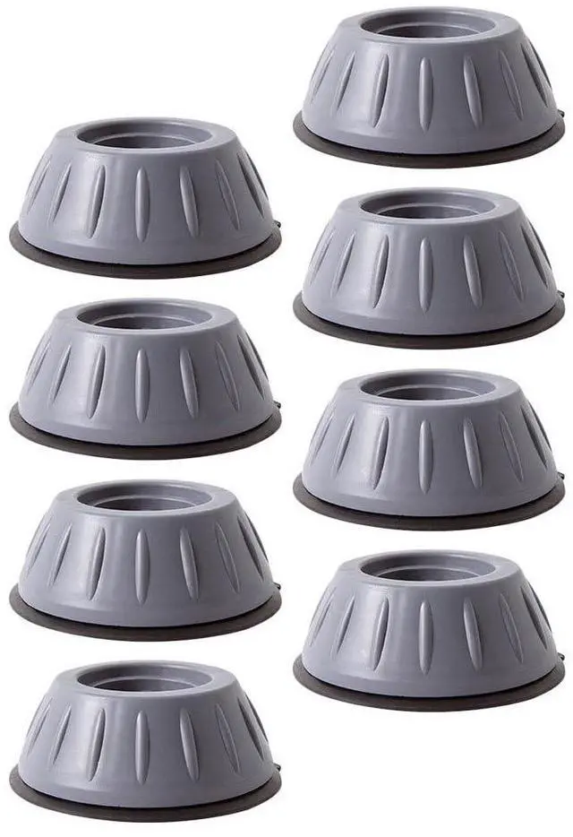 Main image of 8 Pcs Anti-Vibration Pad for Washing Machine Refrigerator Foot Pads Non Slip Rubber Pads Shock Absorber Feet 3.07 X 3.07 X 1.57 in Heightening for Floor Protection