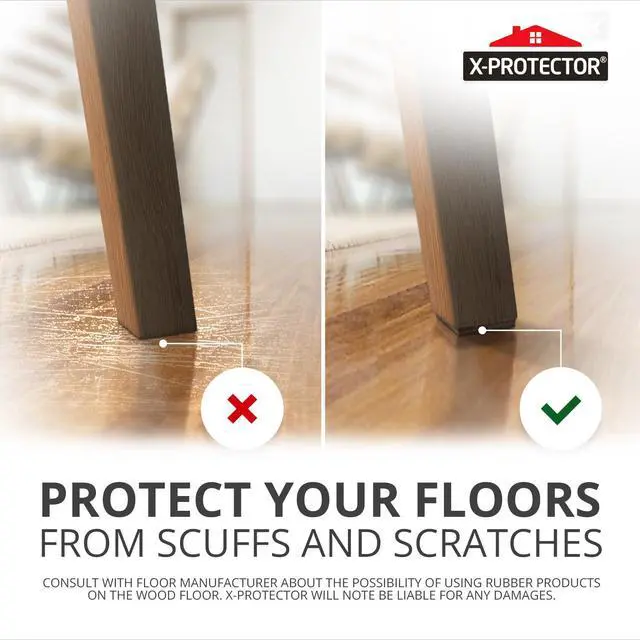 Alt view image 5 of 6 - Non Slip Furniture Pads 24 pcs Premium Furniture Grippers 2"! Best SelfAdhesive Rubber Feet Furniture Feet Ideal Non Skid Furniture Pad Floor Protectors Keep Furniture in Place!