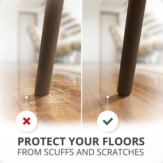 Alt view image 3 of 6 - 235 pcs Felt Furniture Pads Brown & Beige X-Protector! Huge Quantity of Furniture Pads for Hardwood Floors Your Ideal Wood Floor Protectors for Furniture. Protect Any Type of Hard Floor!