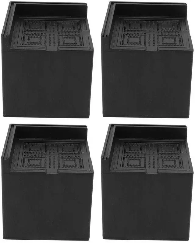Main image of 4Pcs Furniture Risers Bed Leg Extenders Sofa Chair Lift Supports Made of Premium Plastic with Non Slip EVA Pad Hold up to 2200LBS for Washing Machine Table Couch Cabinet