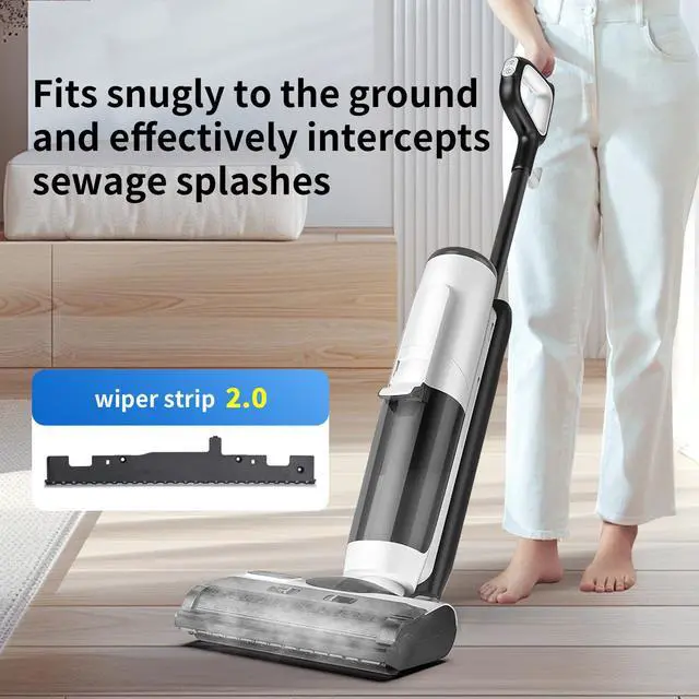 Alt view image 6 of 6 - Vacuum Replacement Parts Wiper Strip Compatible with Tineco Floor ONE S5 / Floor One S5 Pro Cordless Vacuum Cleaners,Wet Dry Vacuum Cleaner Accessories