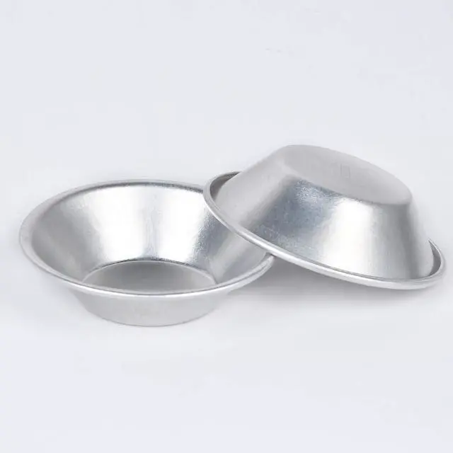Alt view image 3 of 7 - 25 Pack Aluminum Egg Tart Molds, Dessert Mold Pans, Nonstick Reusable