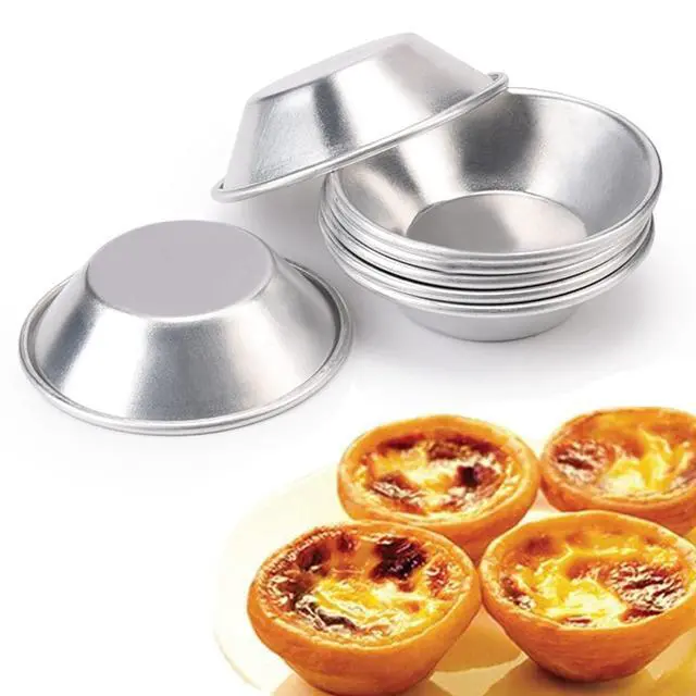 Alt view image 4 of 7 - 25 Pack-Egg Tart Mold,Mini Pie Muffin Cupcake Pans Egg Tart Bakeware Non-Stick Baking Cups