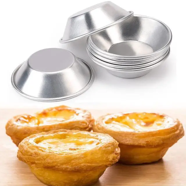 Alt view image 5 of 7 - 25 Pack-Egg Tart Mold,Mini Pie Muffin Cupcake Pans Egg Tart Bakeware Non-Stick Baking Cups