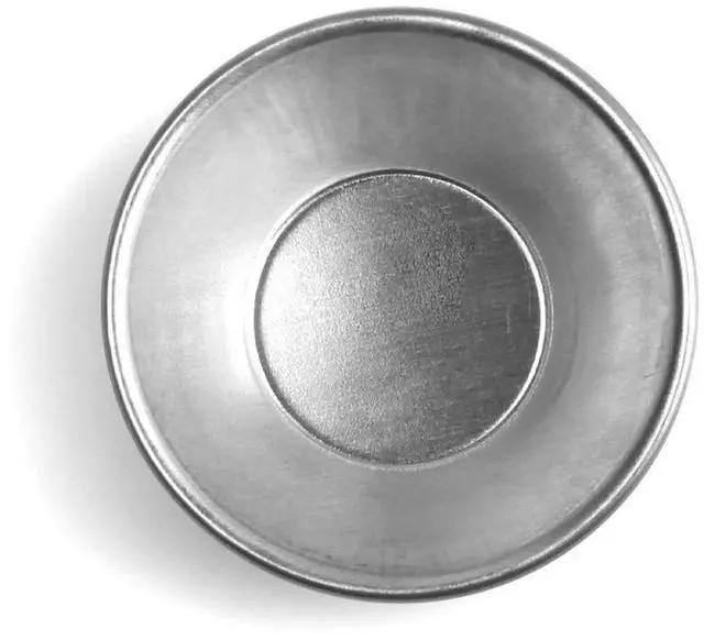 Alt view image 2 of 5 - 25Pack Egg Tart Molds Tiny Pie Tartlets Dessert Mold Pans Tin Puto Cup Bakeware Cake Cookie Mold, Round Resuable Nonstick (Aluminum)