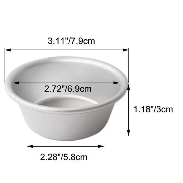 Alt view image 2 of 7 - Aluminum Alloy Tart Pan, 3 Inch Cute Flan Mold, 10 Pieces Egg Tart Molds for Baking Pastel de Nata, Pie, Tartlet, Popover - Silver Tin