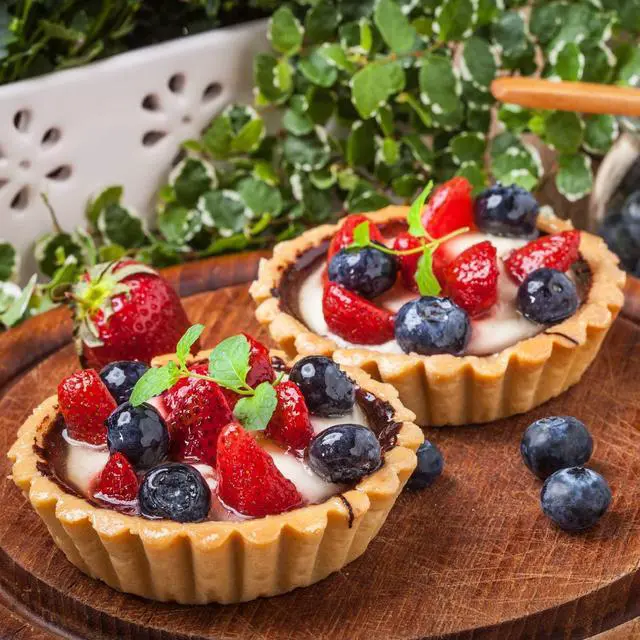 Alt view image 5 of 6 - 20 Pack Egg Tart Pans, 2.6 x 0.8in Small Metal Cupcake Pans Pie Cookie Muffin Tins Reusable Baking Mold Cups