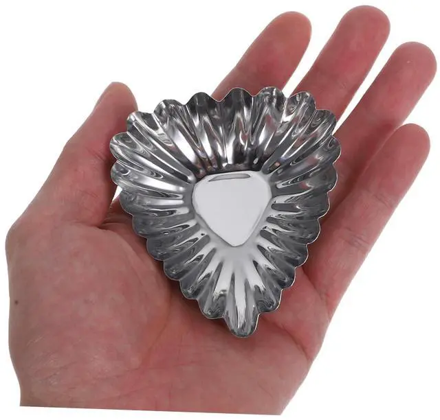 Alt view image 4 of 7 - 20Pcs Stainless Steel Egg Tart Molds Tart Pans Muffin Baking Molds Non-Stick Kitchen Cooking Molds for Home Bakery Desserts 3.07X2.55X0.78In