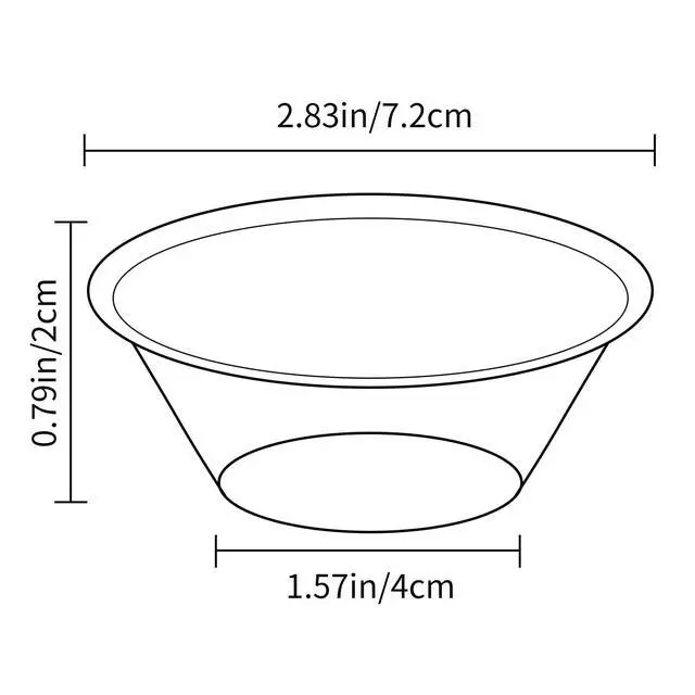 Alt view image 5 of 6 - U D Disposable Egg Tart Molds for Baking, 2.8 inch U D Tart, Aluminum Foil Bakeware for Baking, Making Tarts, Quiche Pie, Caramel Pudding, Etc.