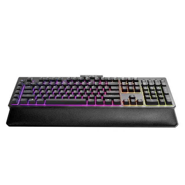 Alt view image 3 of 6 - Premium Magnetic Palm Rest for EVGA Z20/Z12 Gaming Keyboards