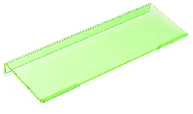 Main image of Epoptic Green Acrylic Tilted Computer Keyboard Holder for Easy Ergonomic Typing, Keyboard Stand for Office, Home, School, Fluorescent Green