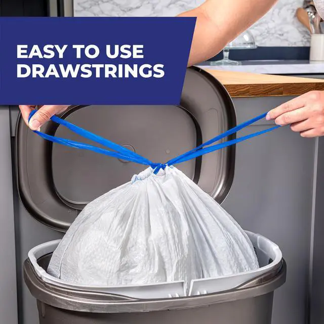 Alt view image 5 of 7 - Ultra Strong 13 Gal Kitchen Trash Bags, Fabuloso Watermelon, 80ct