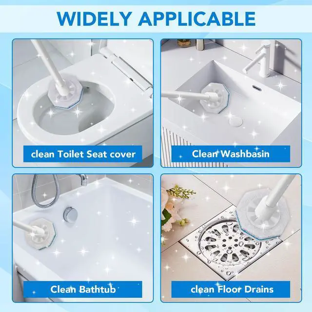 Alt view image 5 of 6 - Disposable Toilet Wand Refills for Clorox, 50 Count - Compatible with Clorox Toilet Wand for Bathroom Cleaning