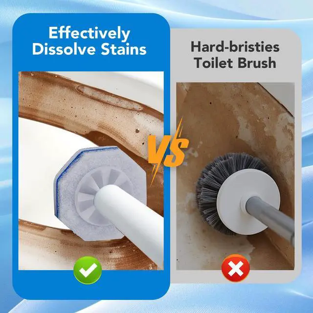 Alt view image 6 of 6 - Disposable Toilet Wand Refills for Clorox, 50 Count - Compatible with Clorox Toilet Wand for Bathroom Cleaning