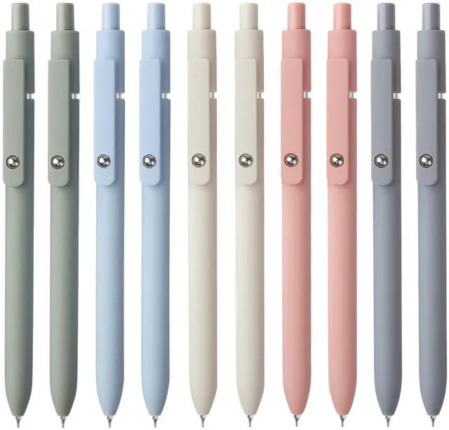 Main image of Gel Pens 10pcs 0.5mm Quick Dry Black Ink Fine Point Pens