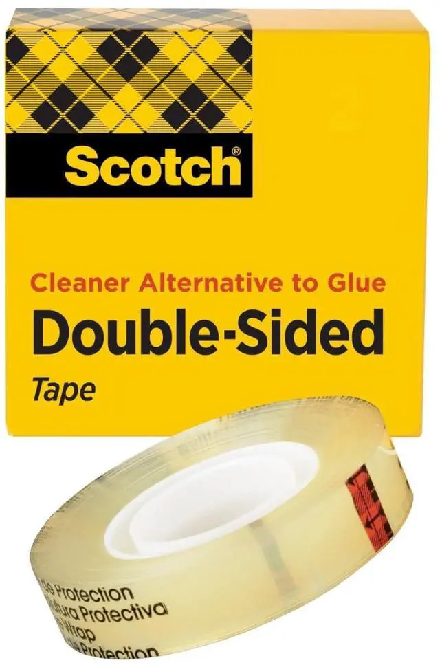 Main image of Double Sided Tape, Back to School Supplies, Essential for Scrapbooking, Card Making and Arts and Crafts Projects for Art Classes, 0.50 in. x 900 in., 1 Refill Tape Roll