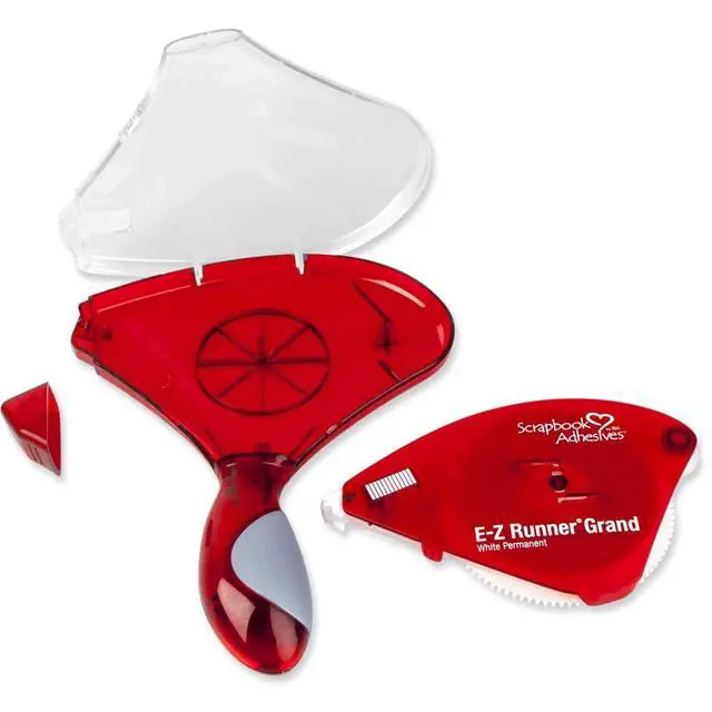 Alt view image 4 of 5 - by 3L 01250-6 Double-Sided E-Z Runner Grand Adhesive Dispenser, Recyclable, 150-feet, RED, 150 Foot