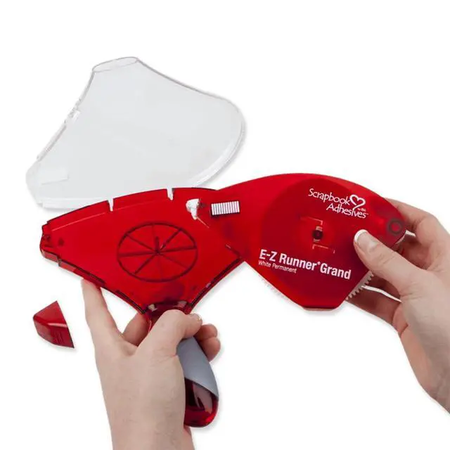 Alt view image 5 of 5 - by 3L 01250-6 Double-Sided E-Z Runner Grand Adhesive Dispenser, Recyclable, 150-feet, RED, 150 Foot