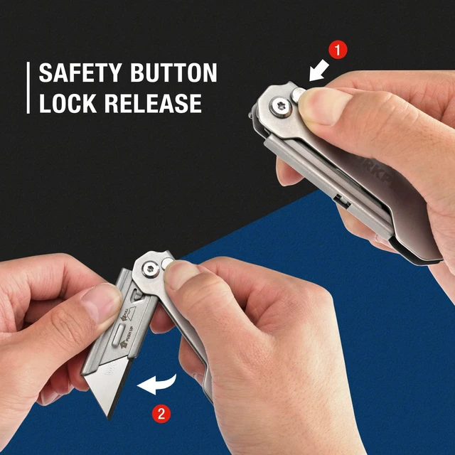 Alt view image 3 of 7 - 3-Pack Folding Utility Knife