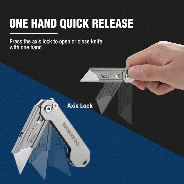 Alt view image 2 of 7 - 3-Pack Folding Utility Knife