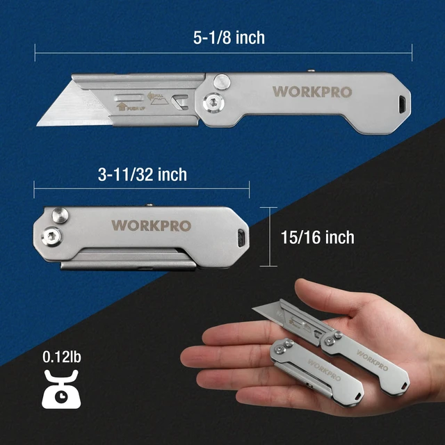 Alt view image 5 of 7 - 3-Pack Folding Utility Knife